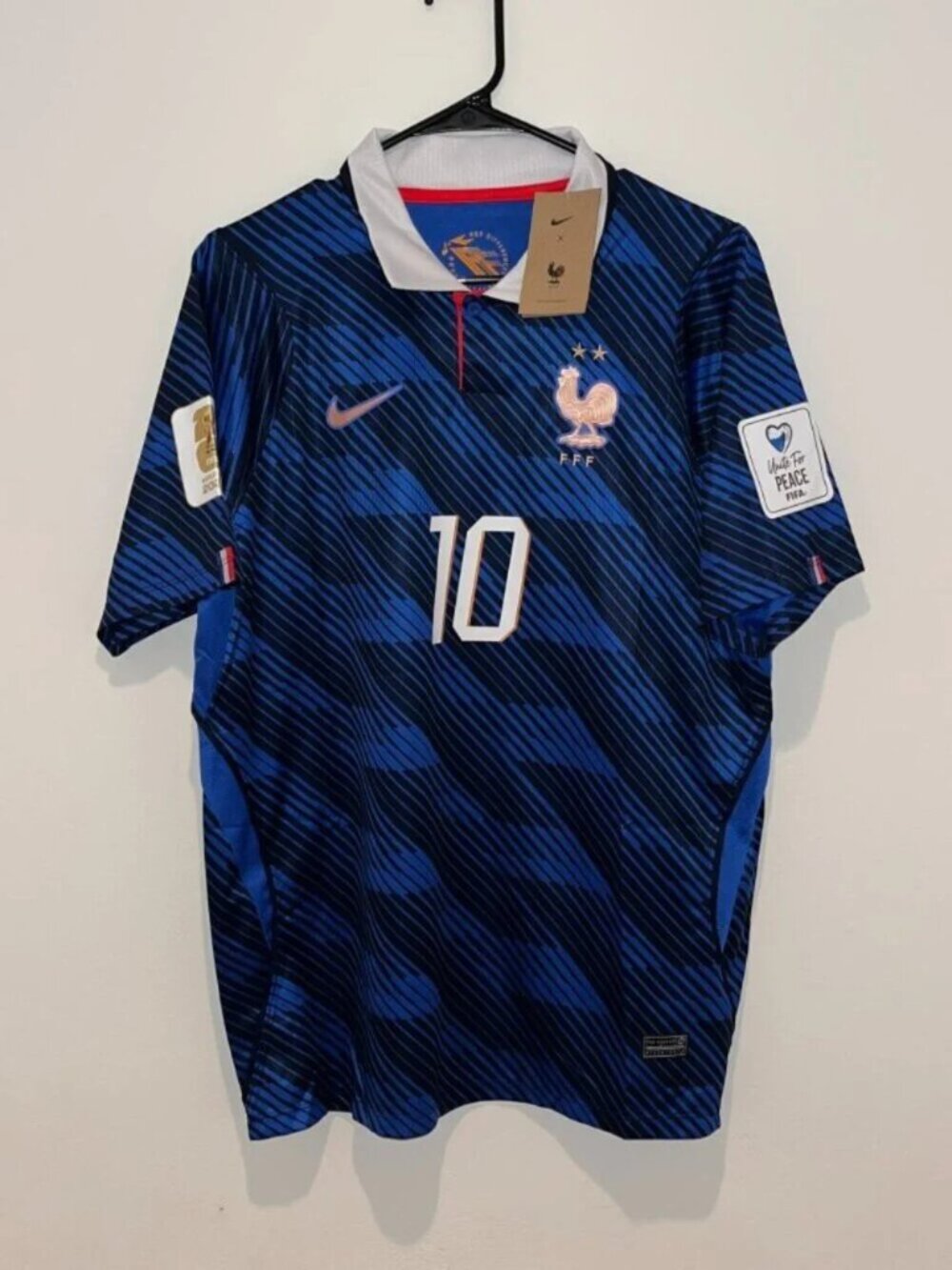 Kylian Mbappé #10 France 2026 World Cup Home Jersey